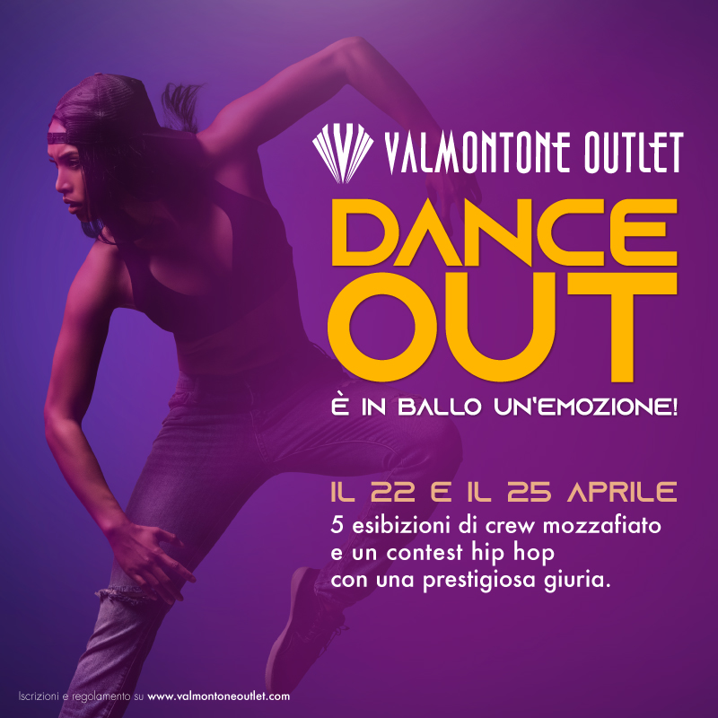 Valmontone Outlet DANCE OUT 2019