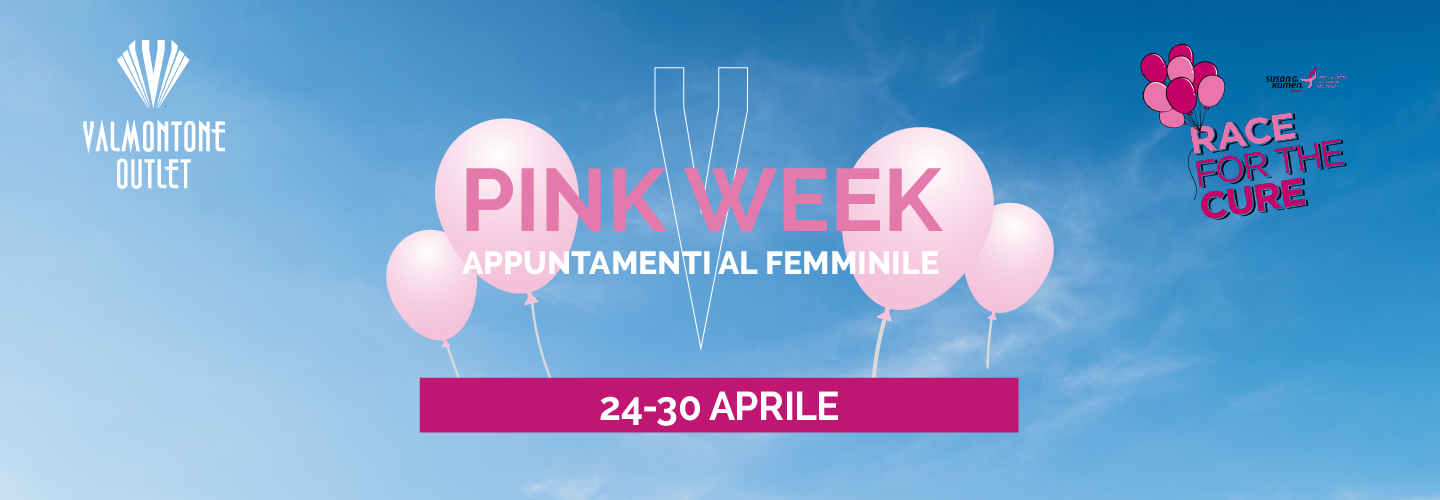 A Valmontone Outlet arriva la Pink Week 2023, dedicata a tutte le donne.