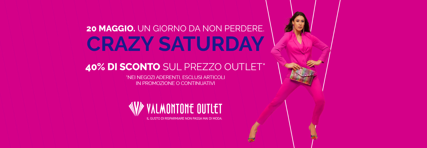 Crazy Saturday 2023: un sabato di shopping imperdibile.