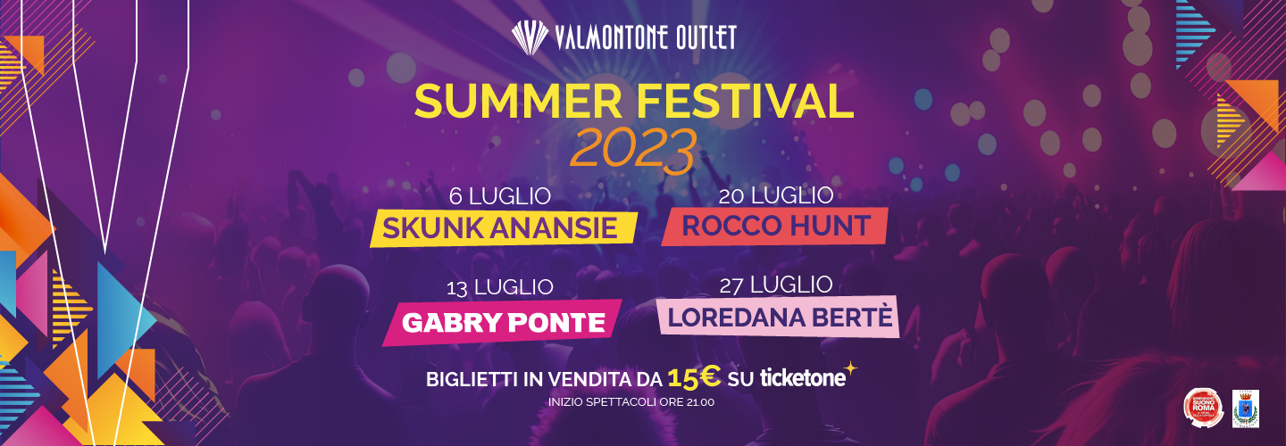 Tutto pronto per il Summer Festival 2023.