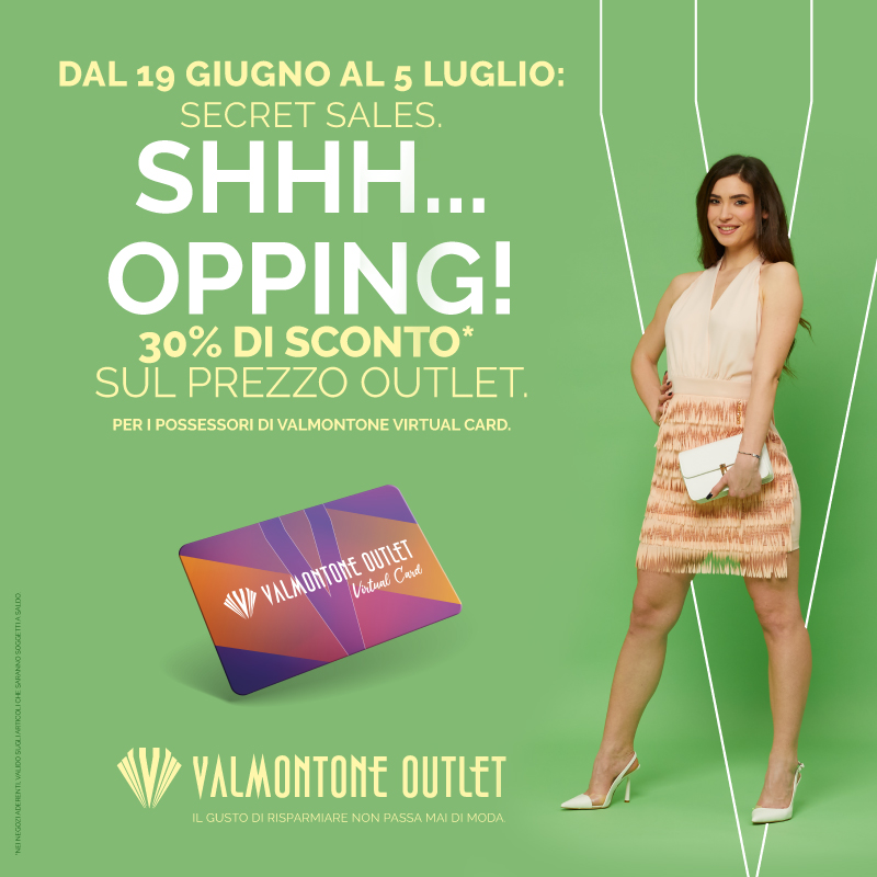 A Valmontone Outlet è tutto pronto per i Secret Sales 2023.