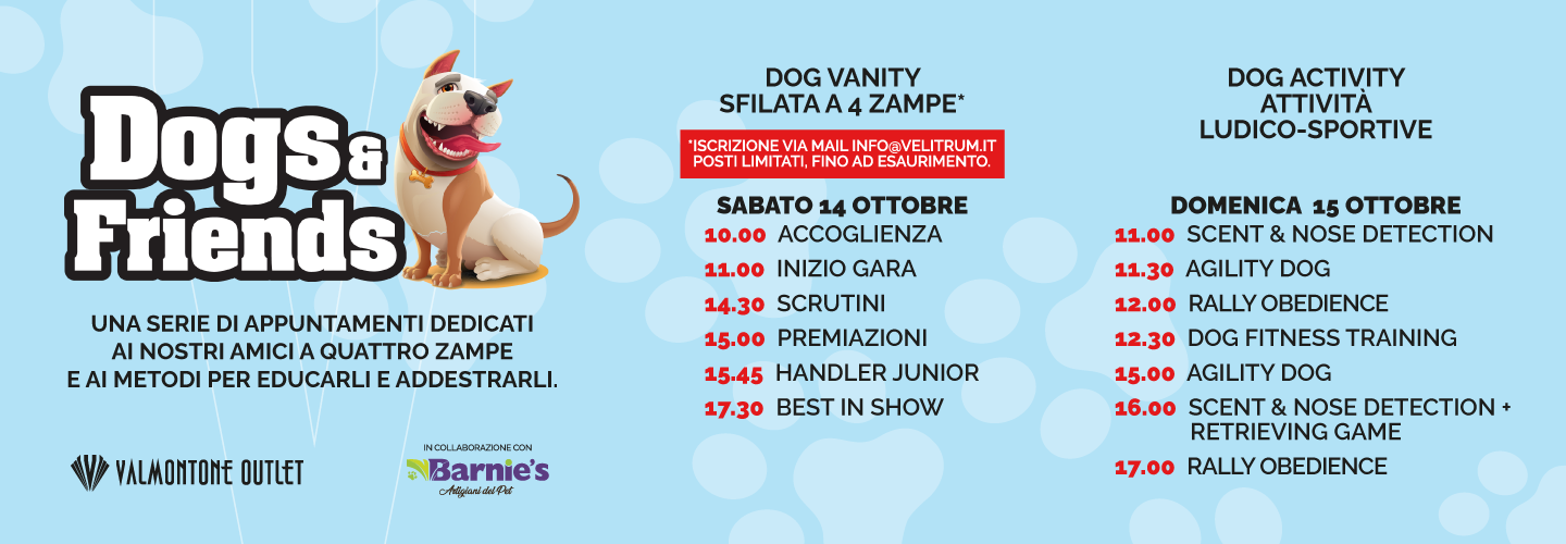 SU LE ZAMPE PER DOGS & FRIENDS 2023! 