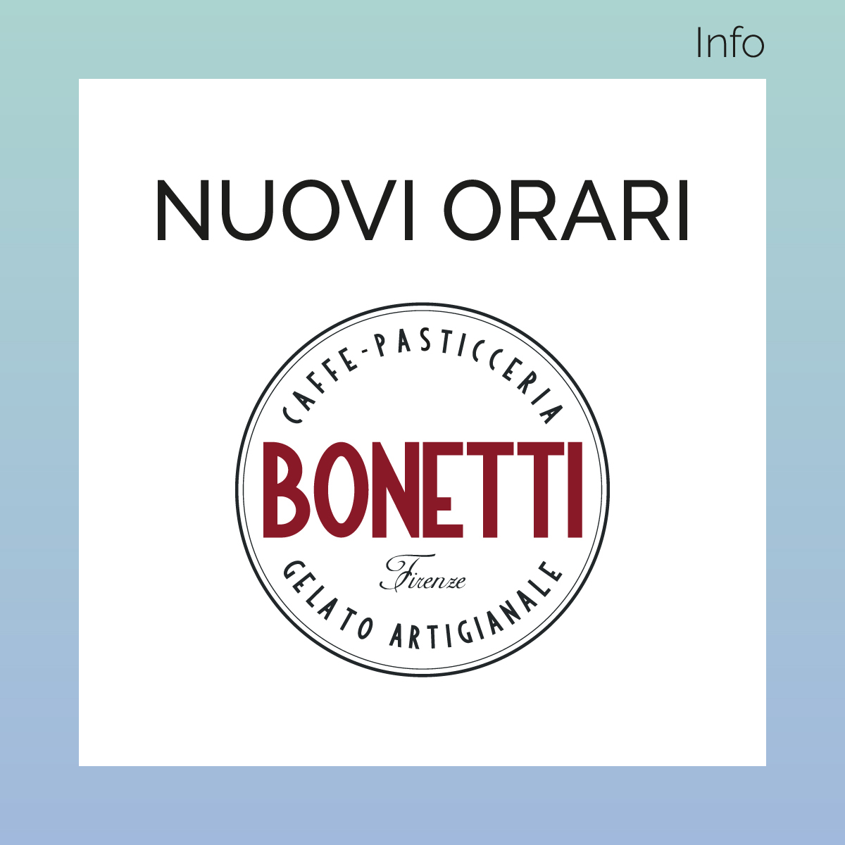 Nuovi Orari Bonetti