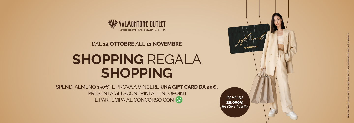 Con SHOPPING REGALA SHOPPING 2023 tutti possono vincere