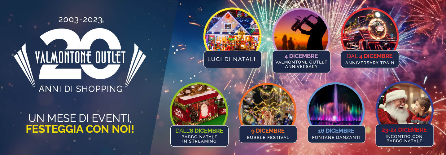 Un mese di eventi, festeggia con noi!