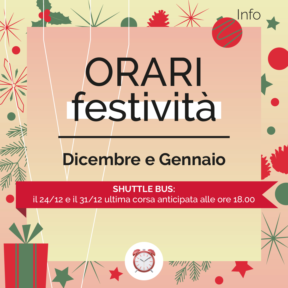 ORARI FESTIVI 2023-2024