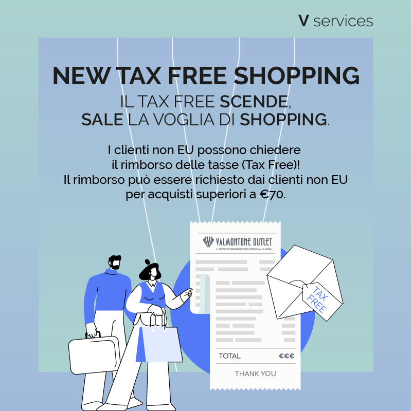 Tax Free Shopping 2024: Valmontone Outlet è ancora più conveniente.