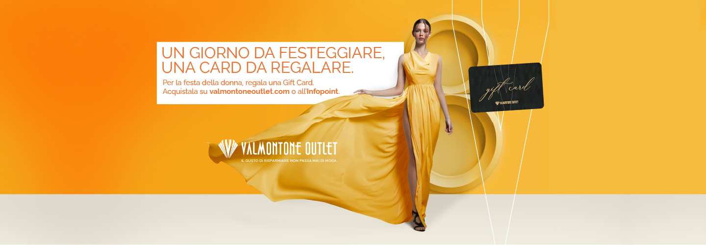 FESTA DELLA DONNA 2024: REGALA LA LIBERTÀ DI FARE SHOPPING!