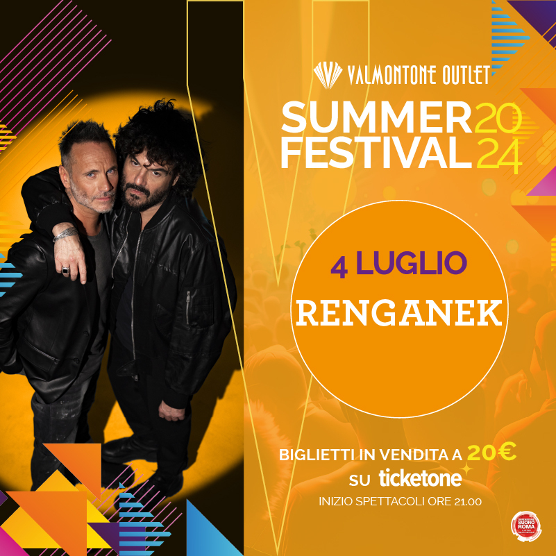 A Valmontone Outlet è tempo di Summer Festival 2024.