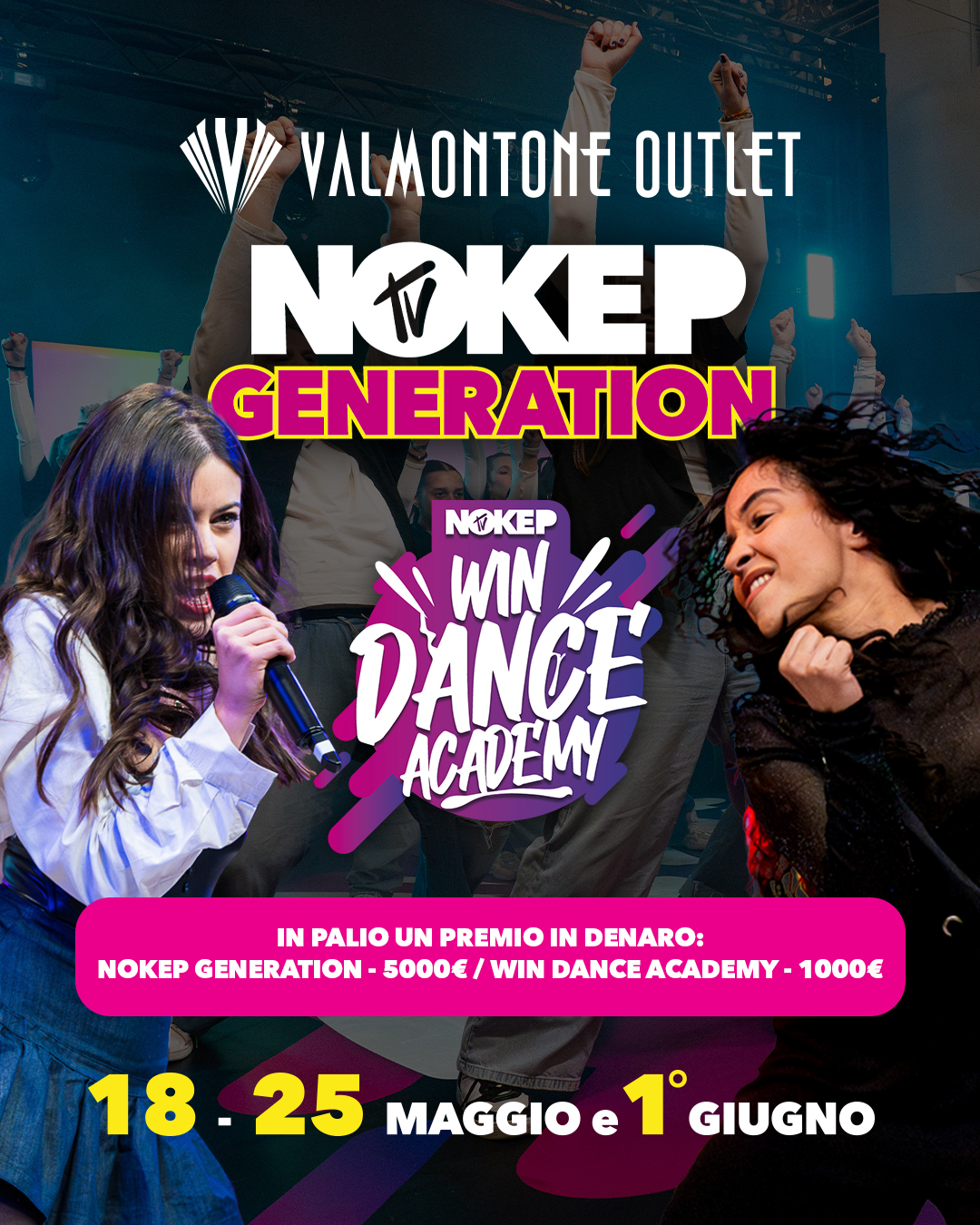 A Valmontone Outlet arriva NOKEP: il Talent del Canto e della Danza.
