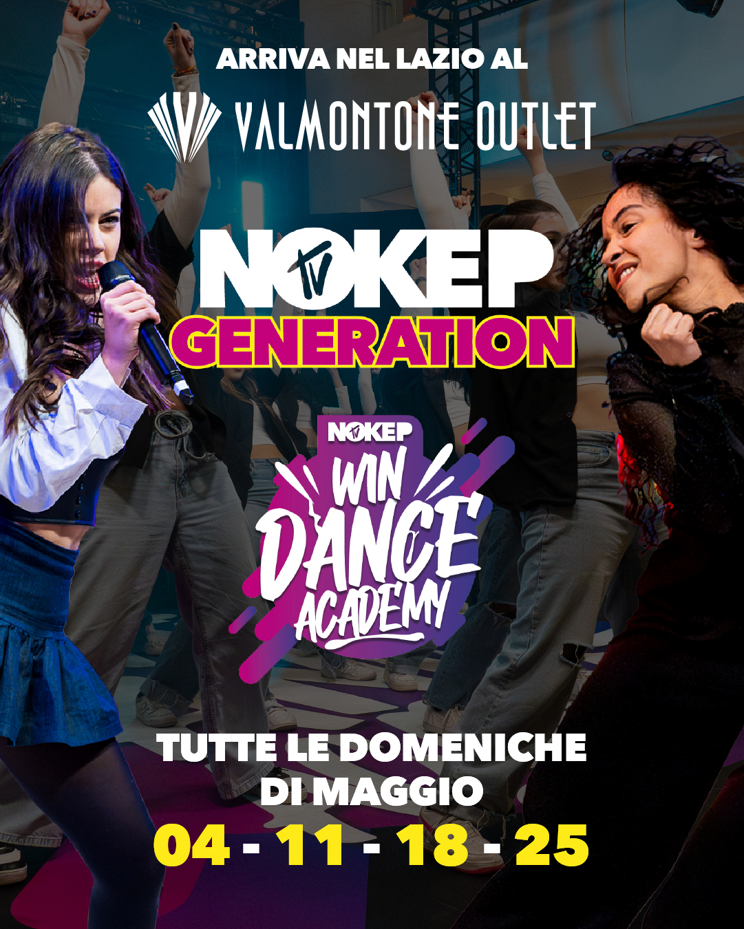 A Valmontone Outlet arriva NOKEP: il Talent del Canto e della Danza.