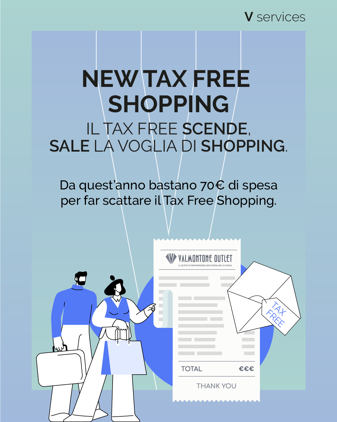 Tax Free Shopping 2024: Valmontone Outlet è ancora più conveniente.