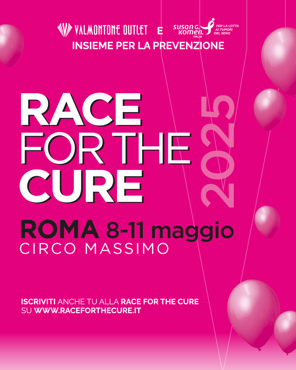 RACE FOR THE CURE 2025: VALMONTONE OUTLET C’È.