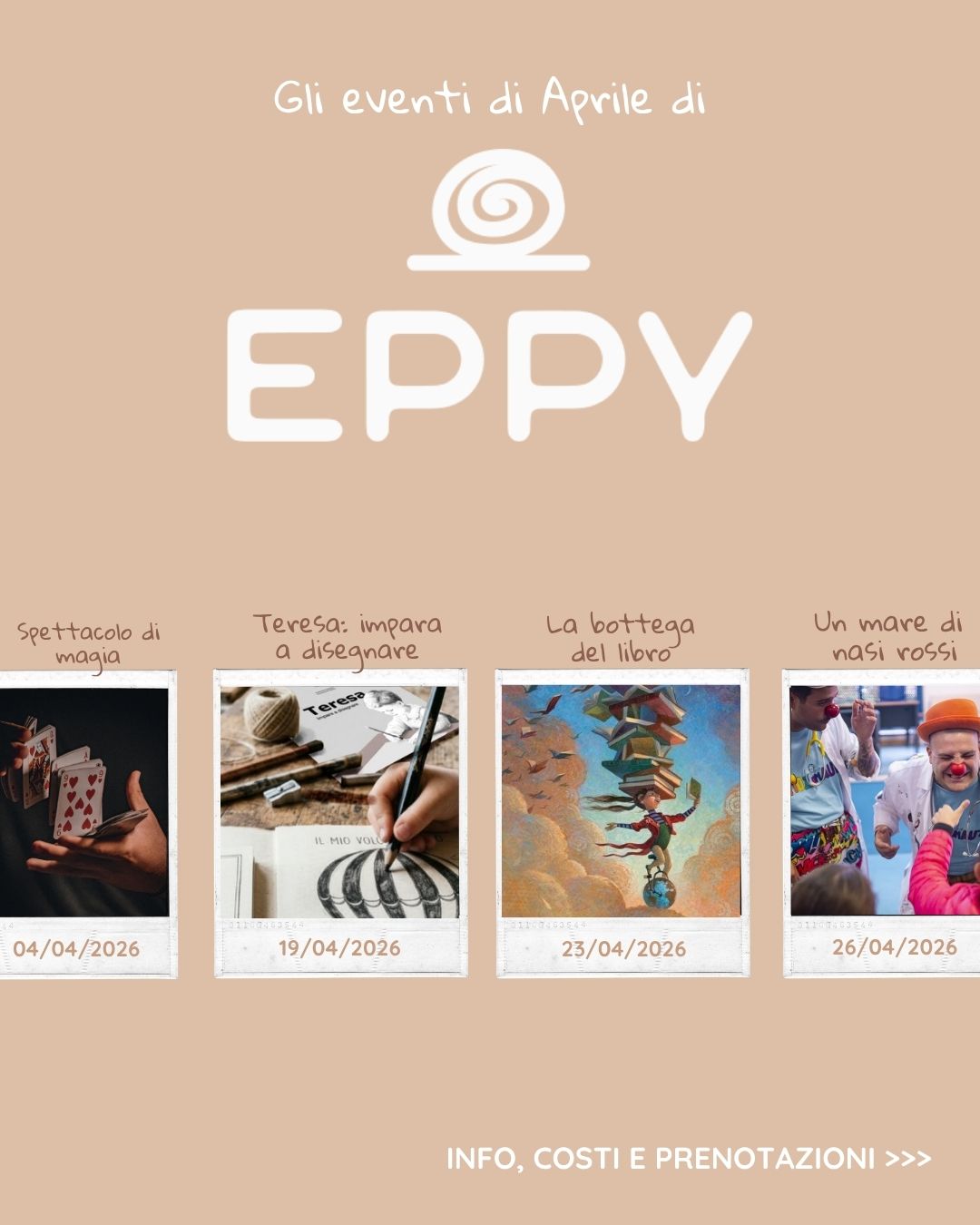 I LABORATORI DI EPPY FANNO FELICI I PIÙ PICCOLI