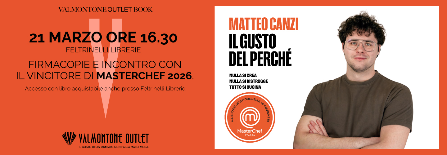 MATTEO CANZI: FIRMACOPIE E INCONTRO CON IL VINCITORE DI MASTERCHEF