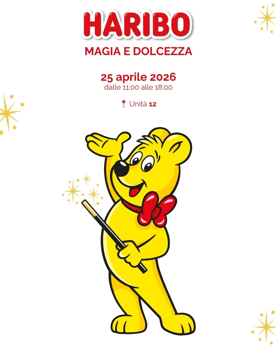 25 aprile di magia e dolcezza: evento speciale da Haribo