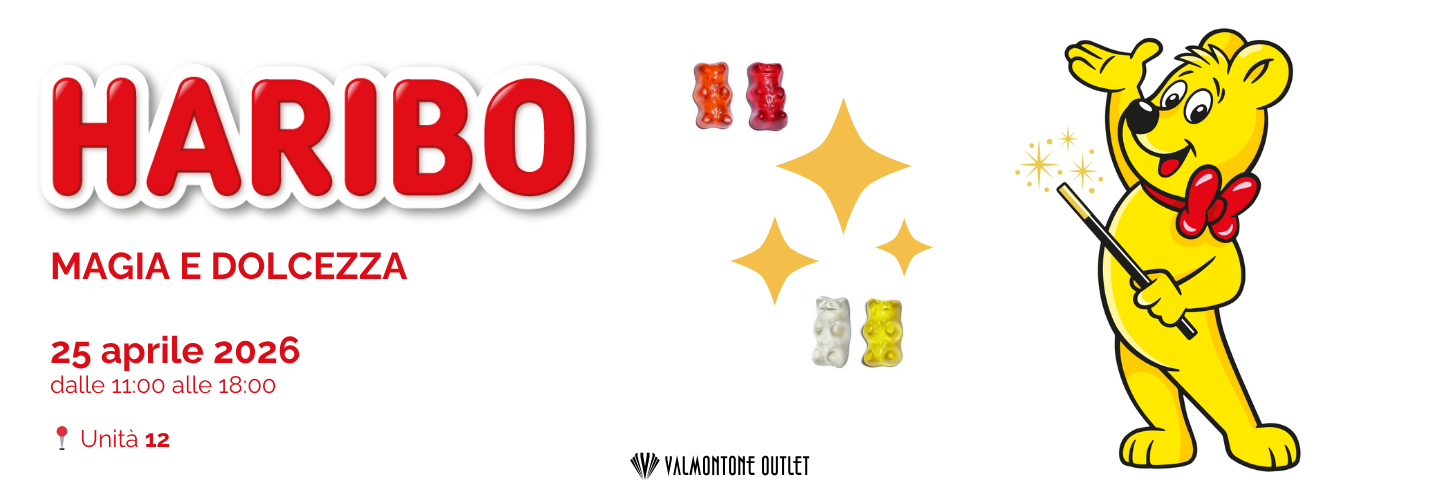 25 aprile di magia e dolcezza: evento speciale da Haribo