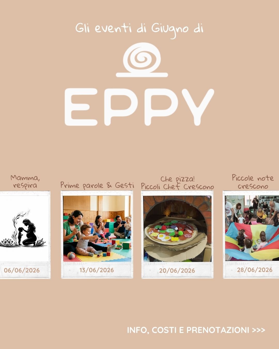 I LABORATORI DI EPPY FANNO FELICI I PIÙ PICCOLI