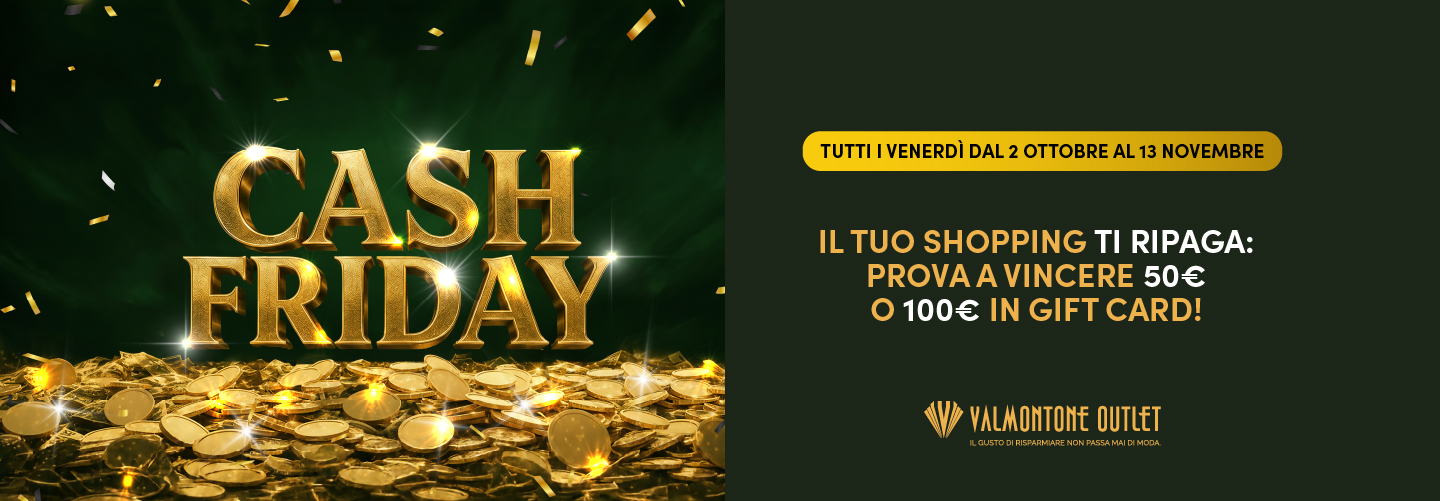VENERDÌ IL TUO SHOPPING TI RIPAGA